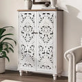 Tall Storage Cabinet with Doors and Shelves