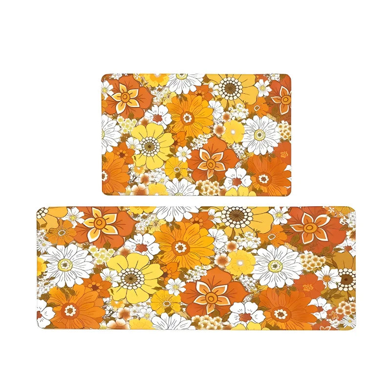 Playful Sunflower Print Kitchen