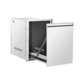 Indoor/Outdoor Tripel Drawer Combo Trash Drawer