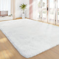 5x26 Plush Fluffy White Washable