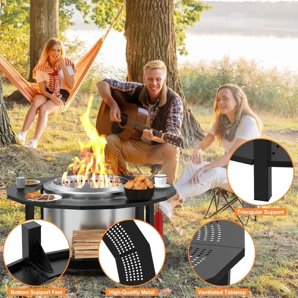 Portable Outdoor Fire Pit Table/Stove