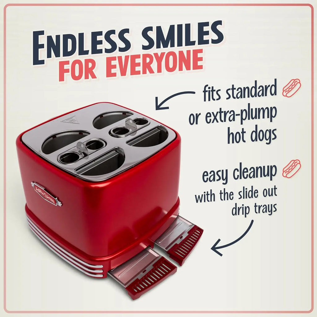 4 Slot Hot Dog and Bun Toaster
