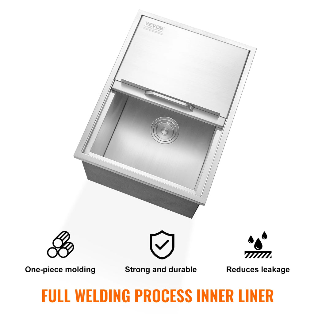 Drop in Ice Chest Stainless Commercial