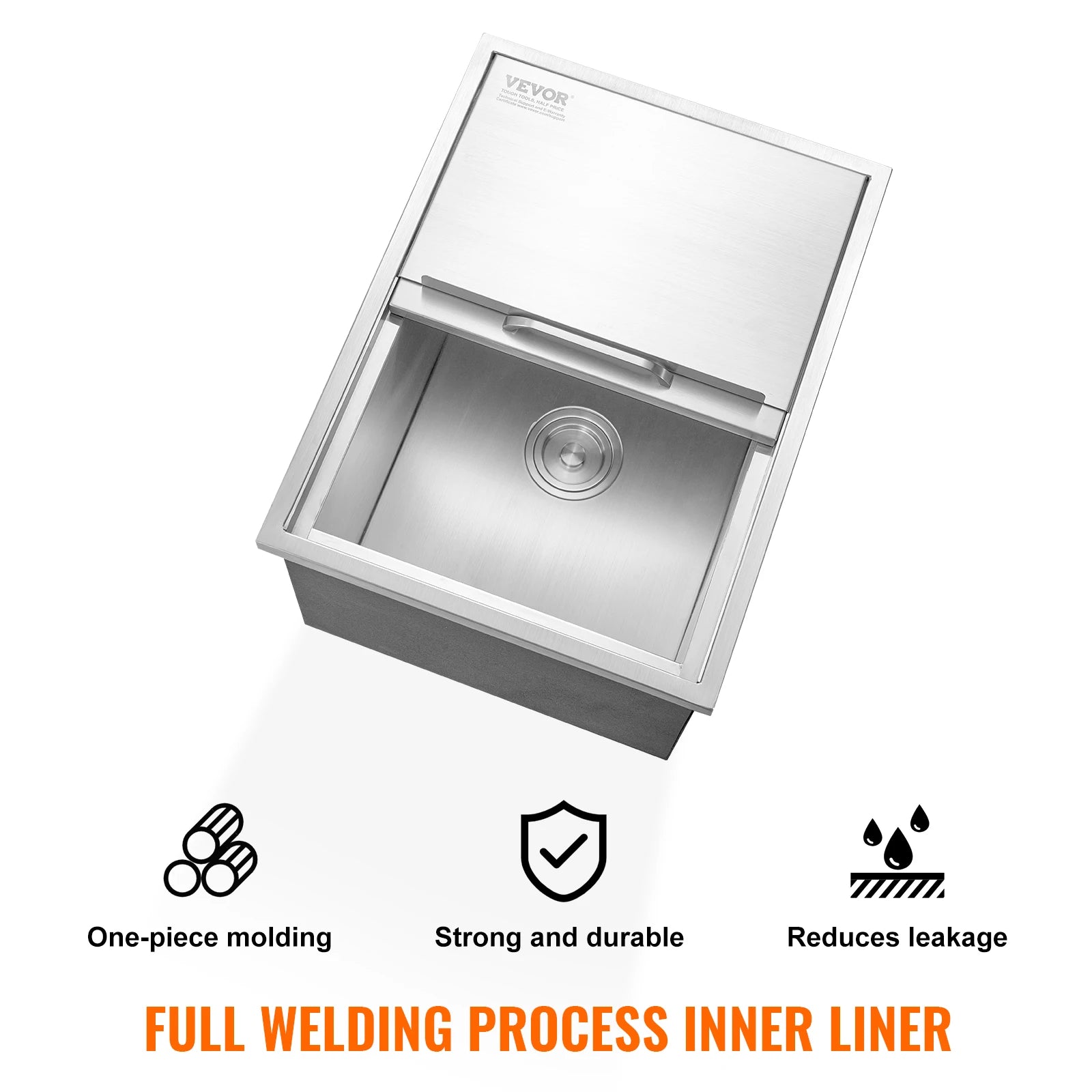 Drop in Ice Chest Stainless Commercial
