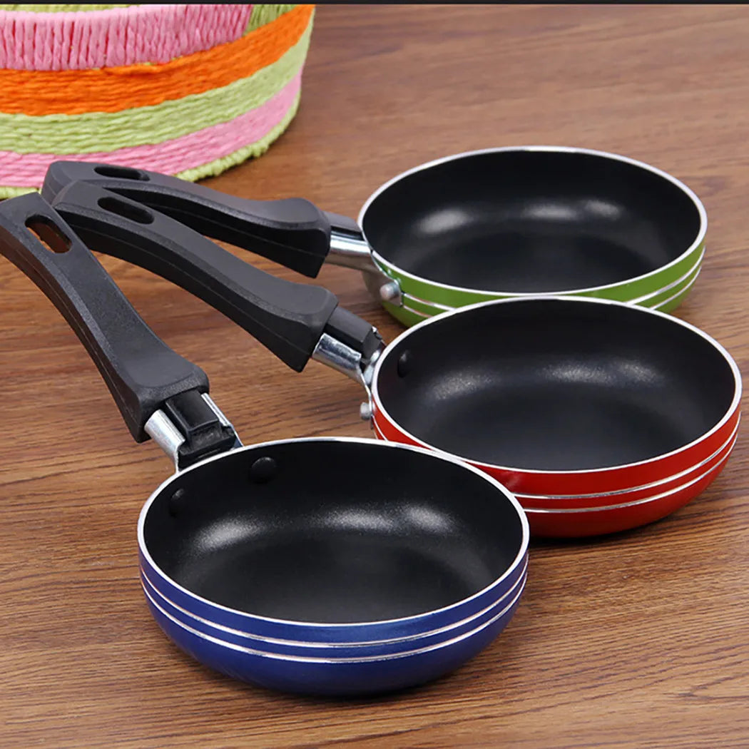 12cm/14cm/16/18cm Mini Frying Pan Non-Stick Steel
