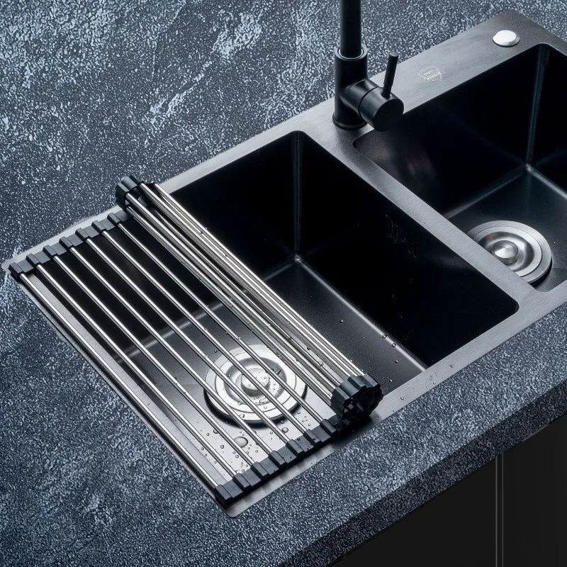 Upgrade Dish Rack Expandable Stainless