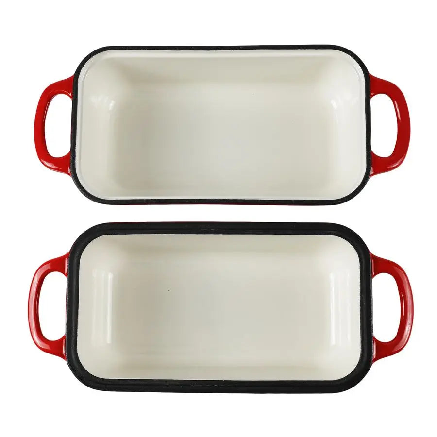 9 x 5 " Enameled Cast Iron Loaf Pan W/ Lid