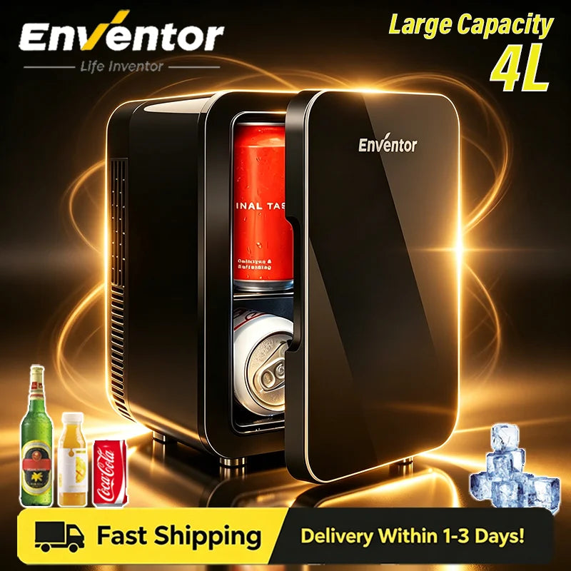 4L Mini Refrigerator Portable Car Skincare