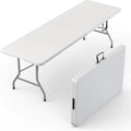 Durable 8-Seat Folding w/Handle & Steel Legs