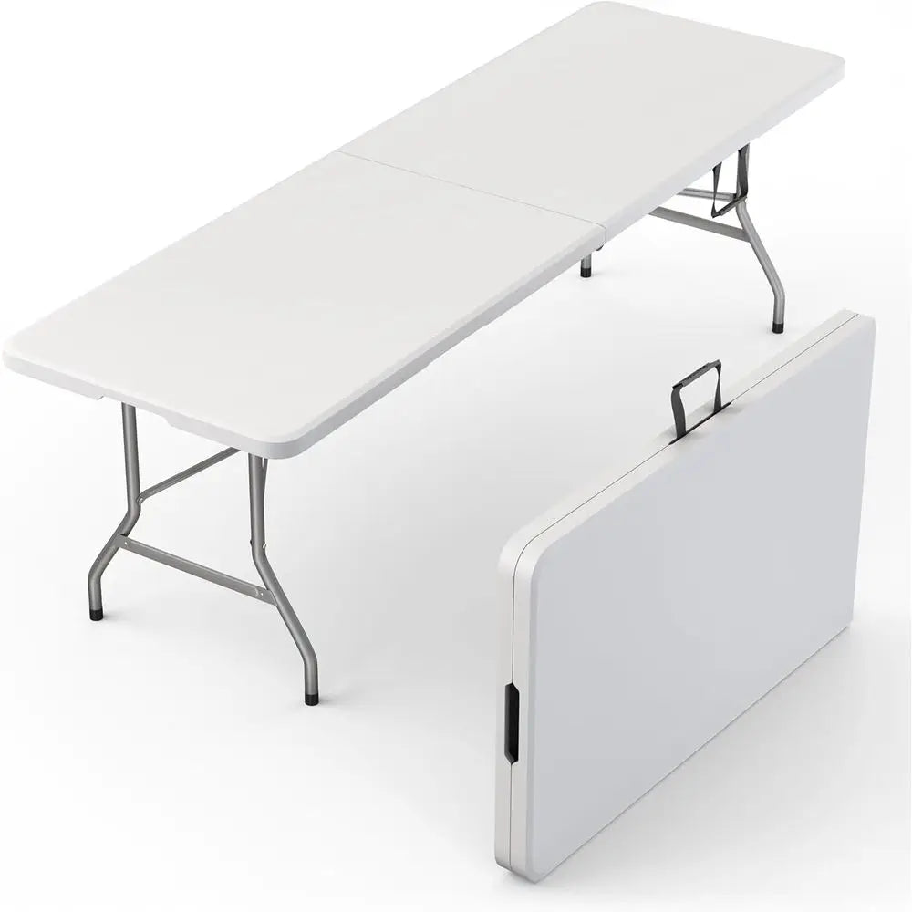 Durable 8-Seat Folding w/Handle & Steel Legs