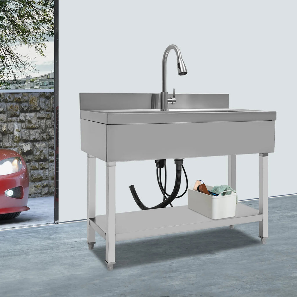 Commercial Sink 201 Stainless Single Bowl