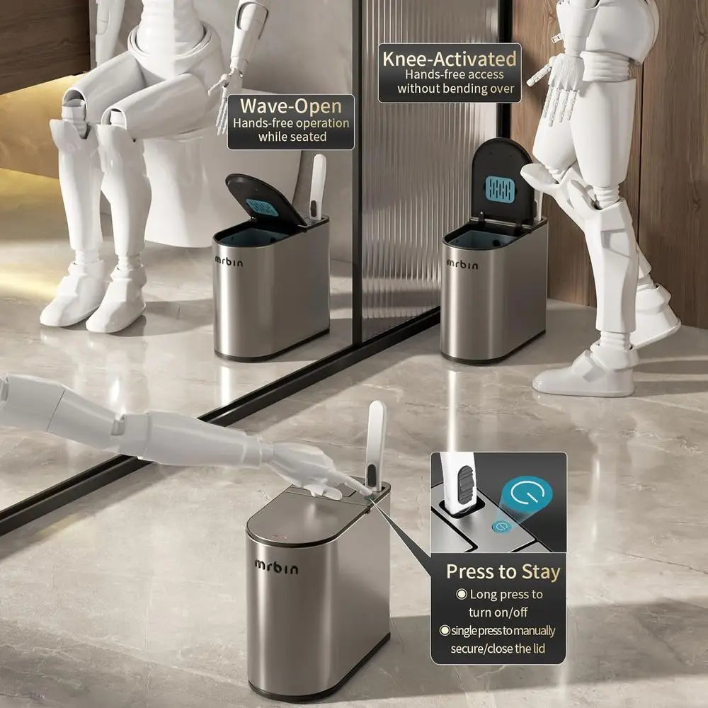 1.8 Gal Motion Sensor Can Brush Holder Set