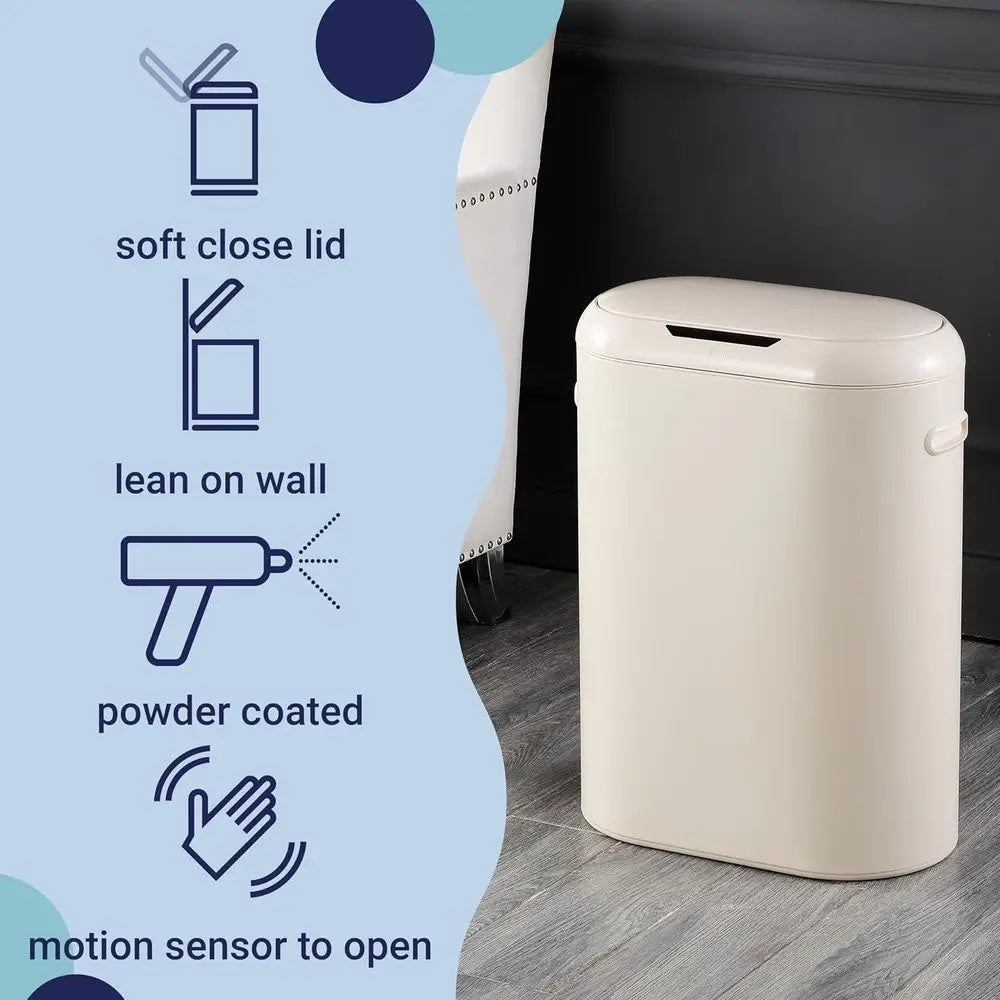 13.2-Gal Slim Oval Motion Sensor Can