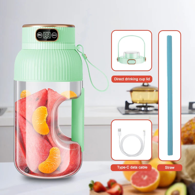 1000ML Portable Juicer Blender USB Charging