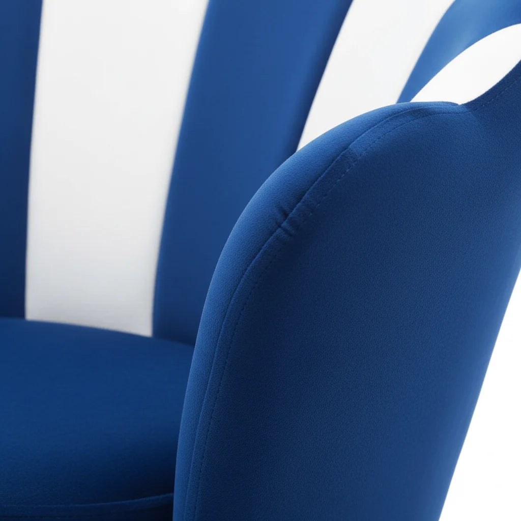 MCM Velvet Accent Chair