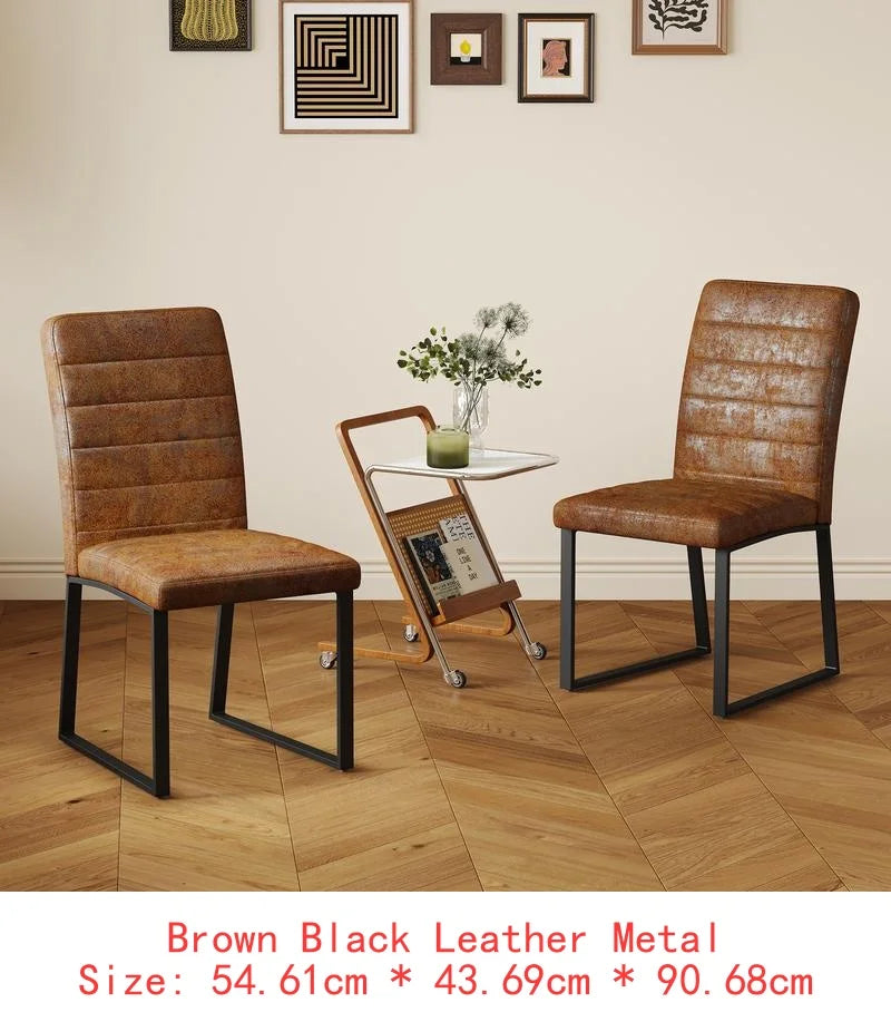 6 Heavy-Duty Thick Cushion Iron Frame