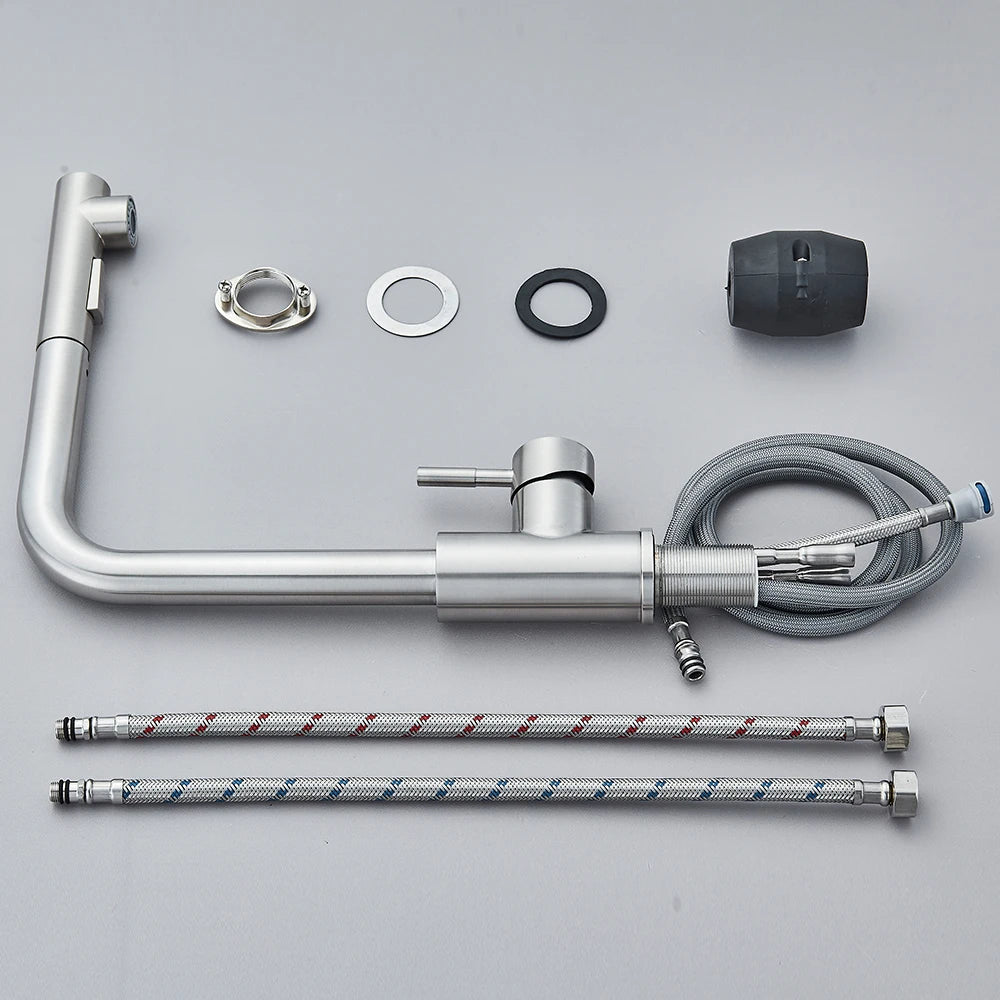 Pull Out Pressure Stream Sprayer Stainless