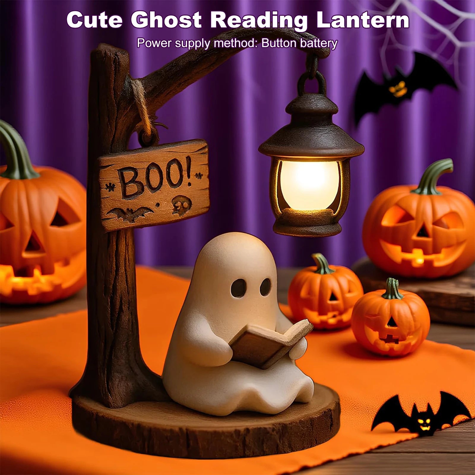 Cute Halloween Ghost Lantern