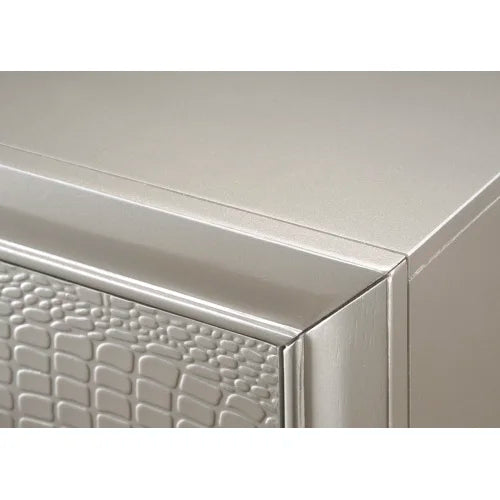modern five drawer chest crocodile pattern