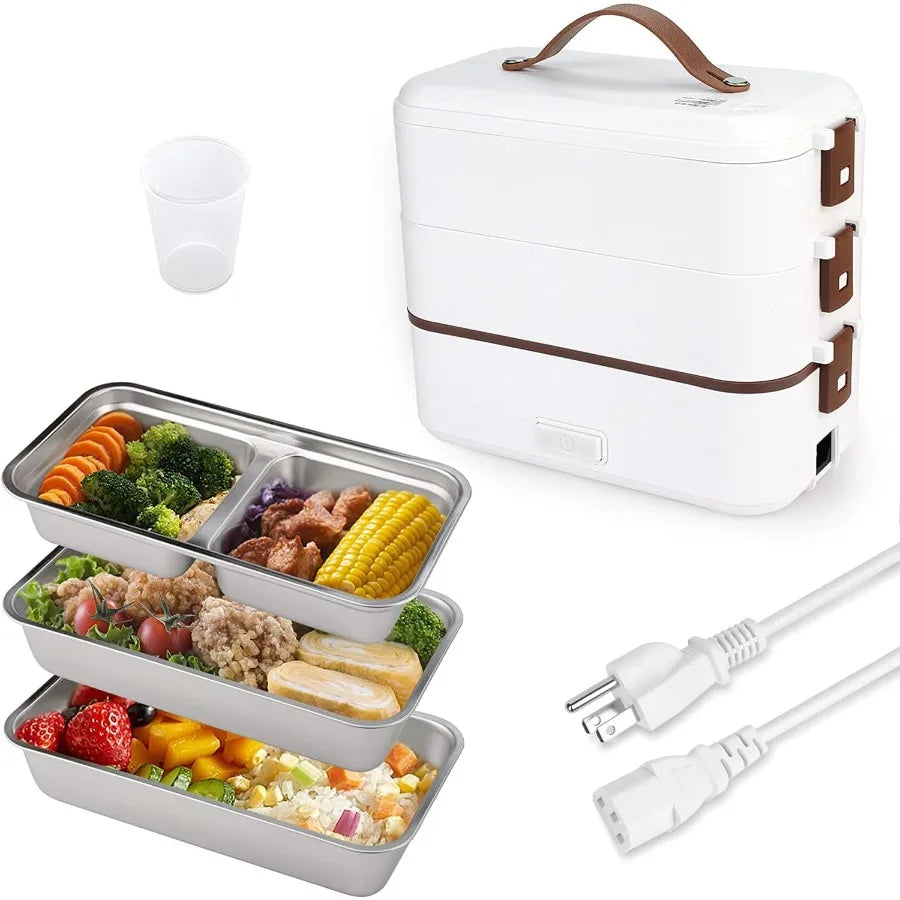 Self-Cooking Electric Lunch Box Portable Food Warmer