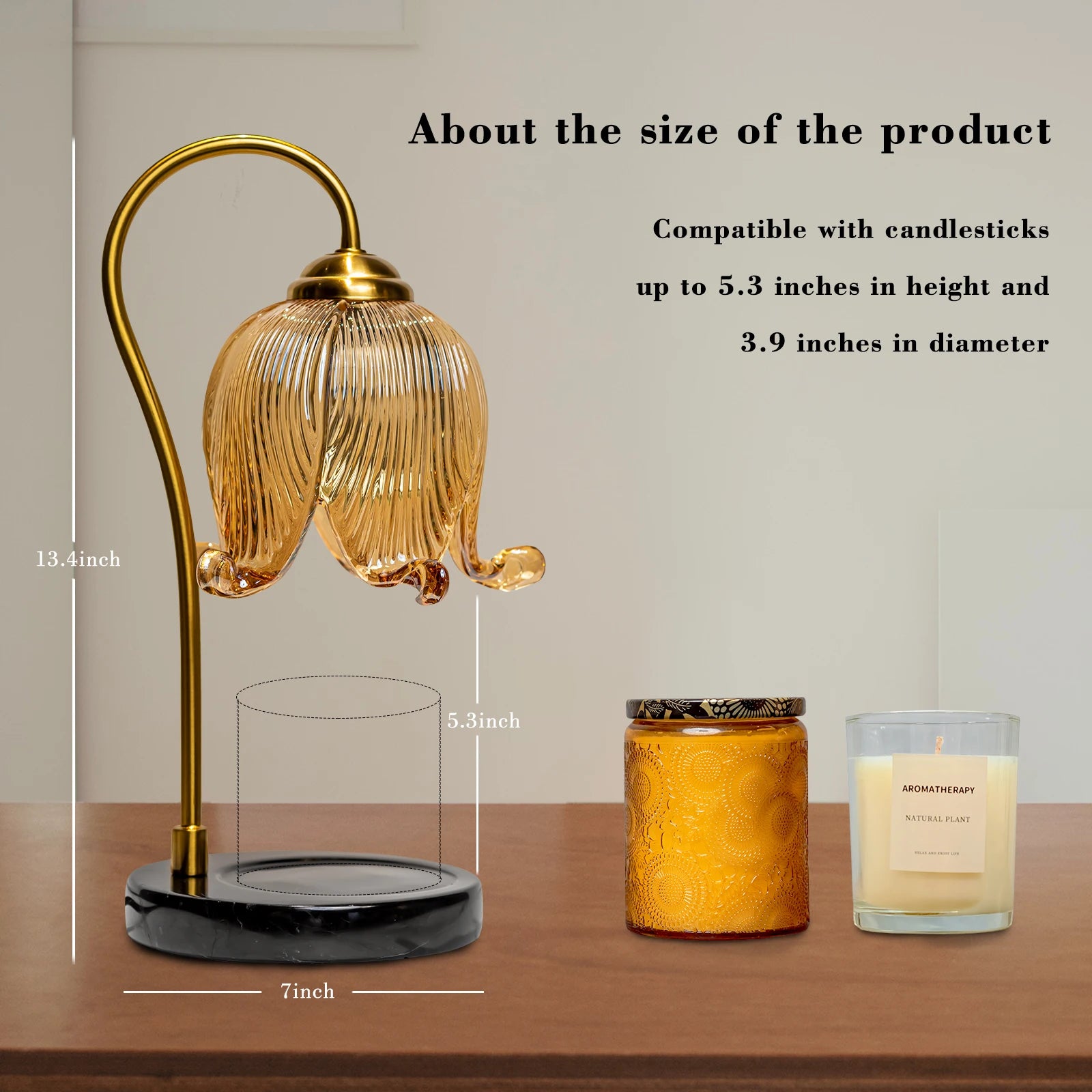French Tulip Flower Candle Warmer