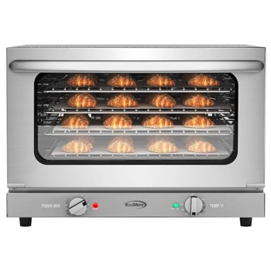 23 in. Commercial Countertop Convection Half-Size Pans