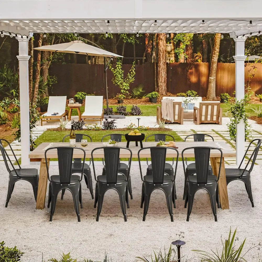 4 Metal Indoor-Outdoor Stackable Classic
