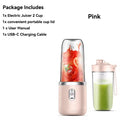 Portable Blender Bottle Electric 6 Blades Multifunction