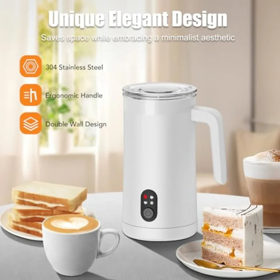 Milk Frother for Latte Cappuccino Macchiato Stainless