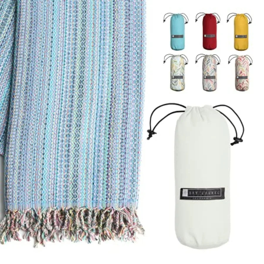 Turkish Beach Towel with Travel Bag 39 x 71