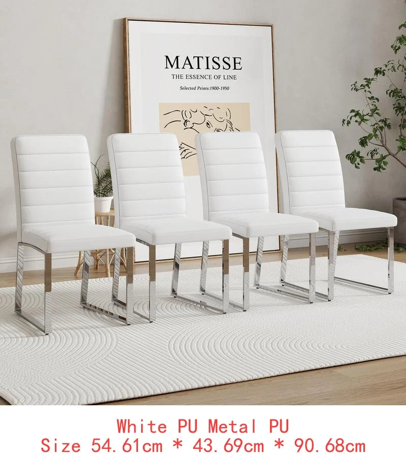 6 Heavy-Duty Thick Cushion Iron Frame