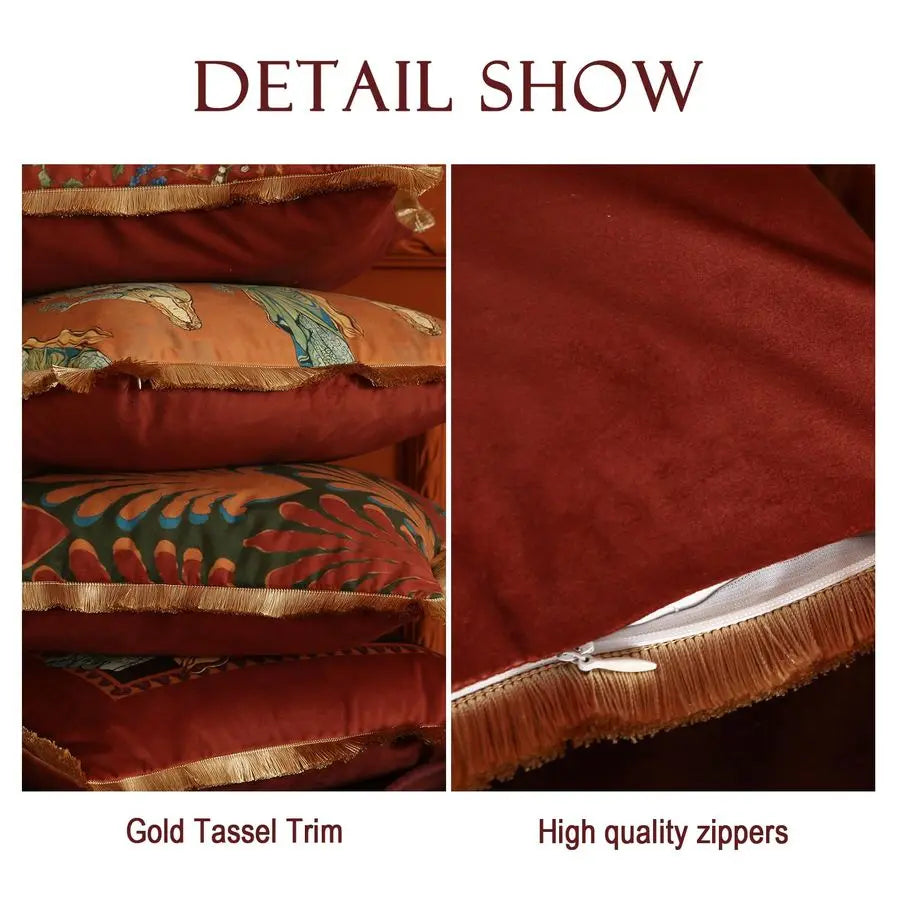 Designer Velvet Pillow Covers 18x18