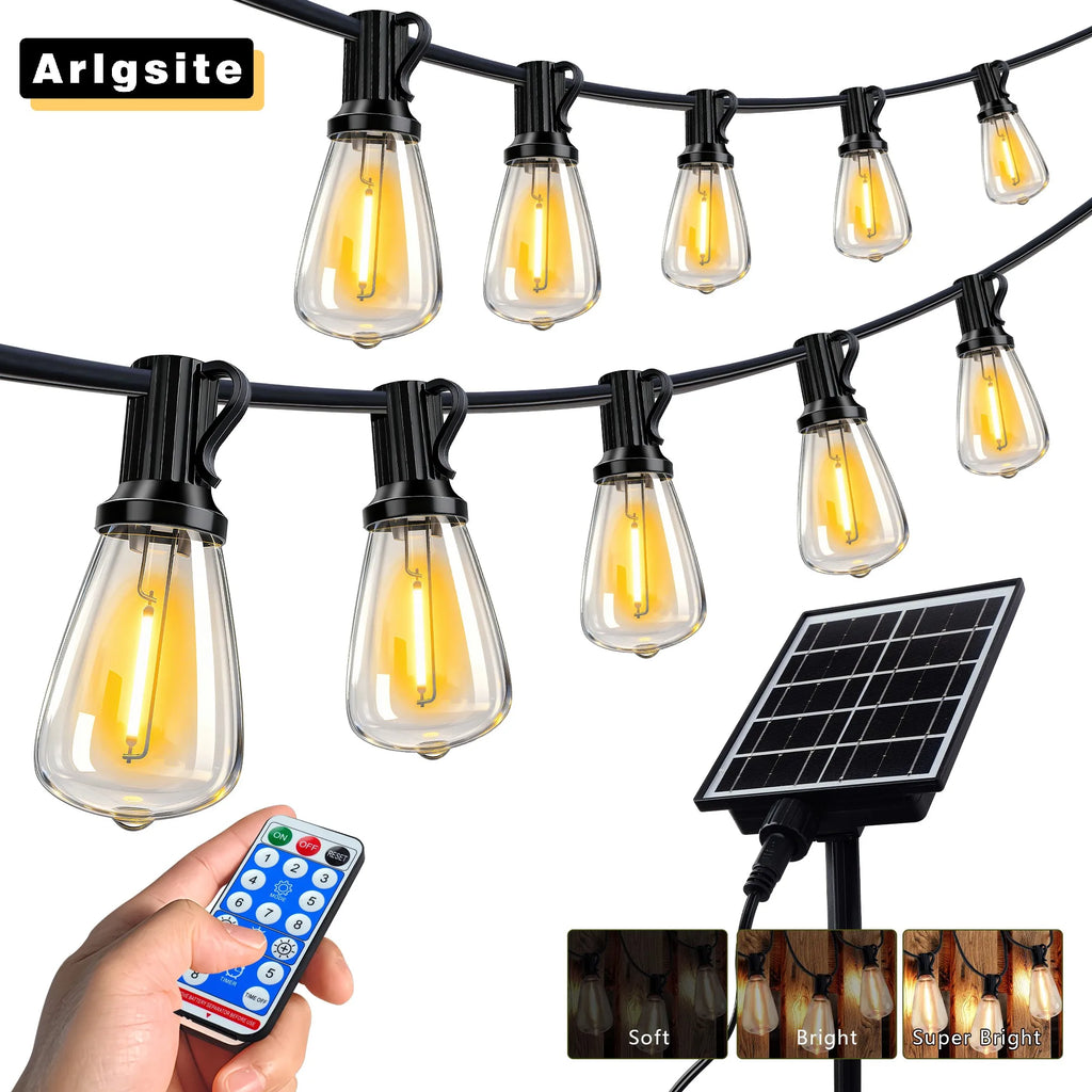 100FT Solar Waterproof String Lights