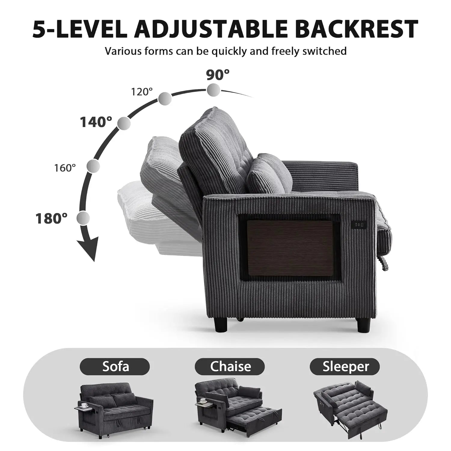 55: Sleeper Sofa Bed