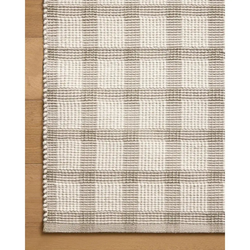 5x7'6' Joanna Gaines stone/Ivory Plaid