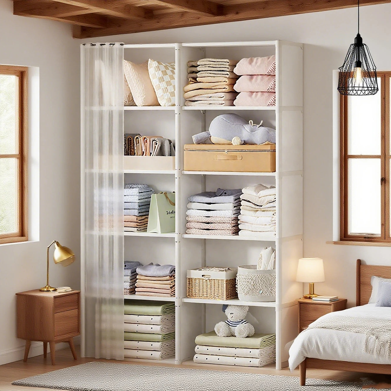 6 Shelf Wardrobe