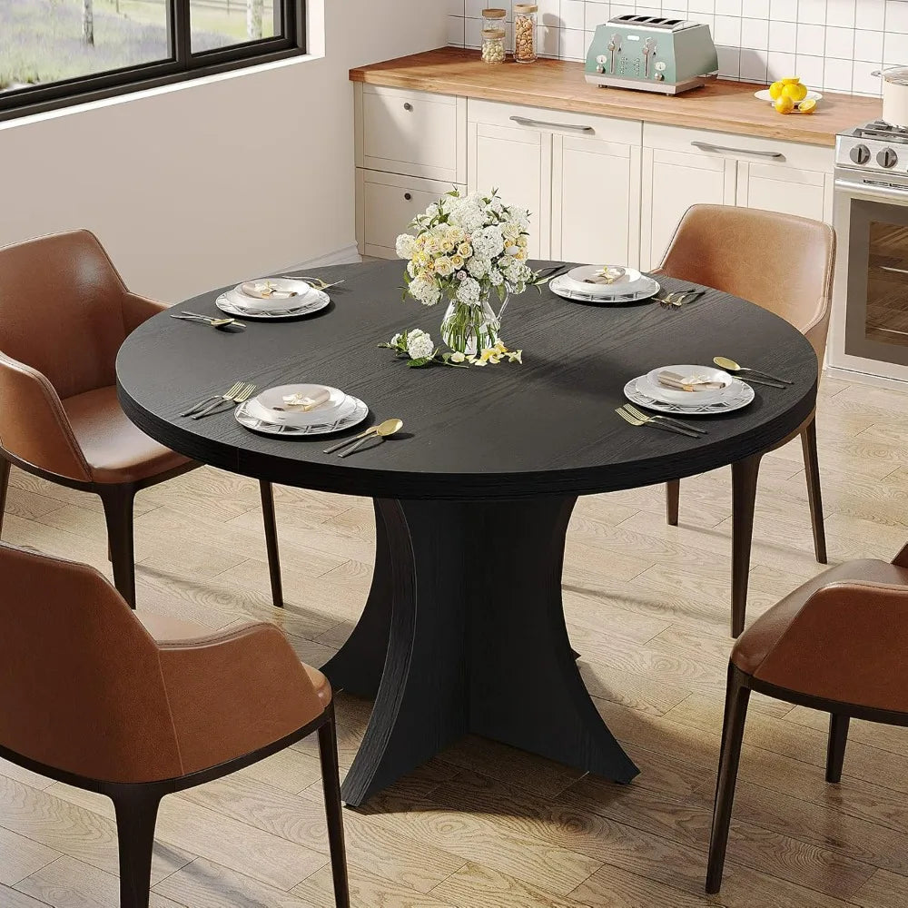 47.25" Round  for 4-6 Farmhouse Wood