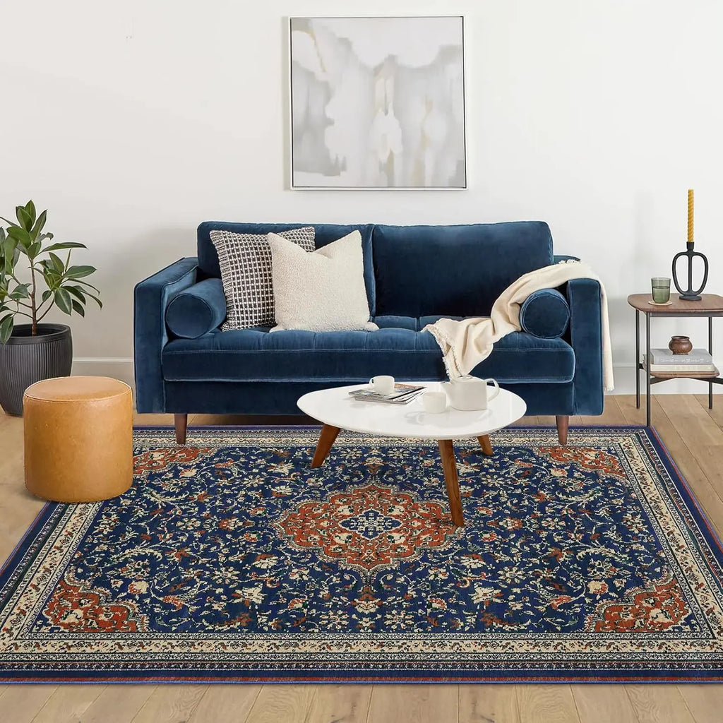 Navy Blue Orange, Boho Chic