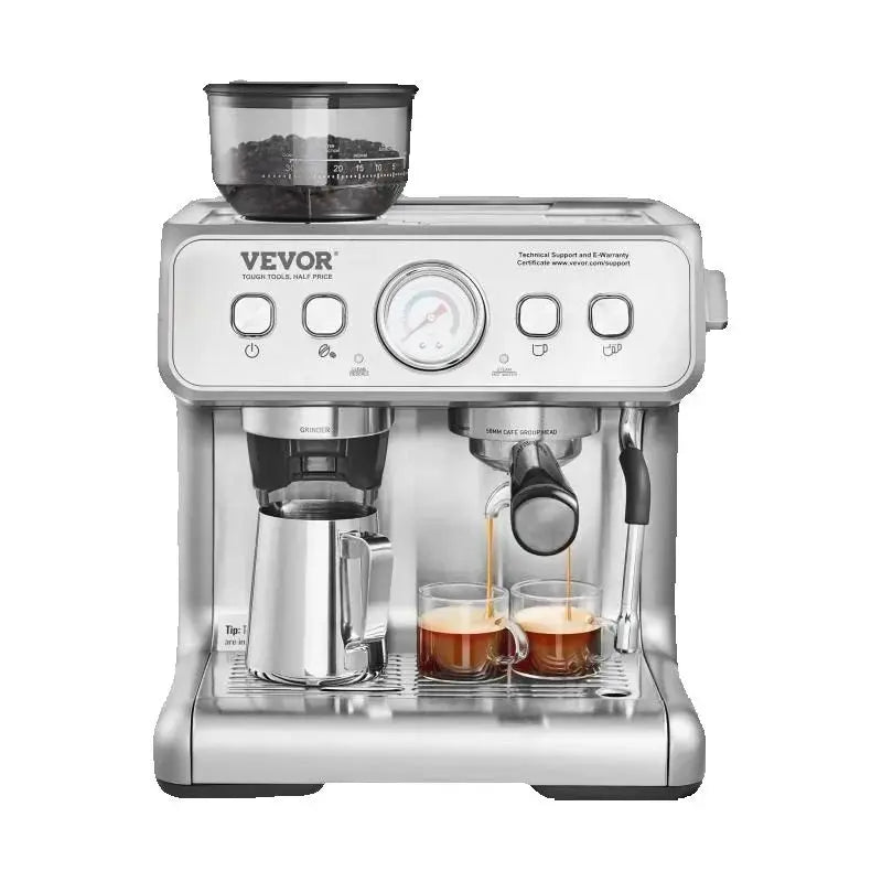 Espresso Machine W/ Grinder 15 Bar Semi-Automatic