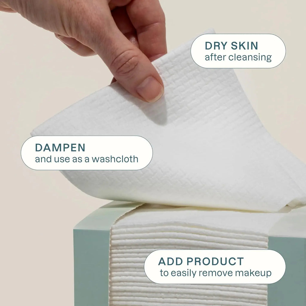 Disposable Face Towels XL, Ultra-Absorben