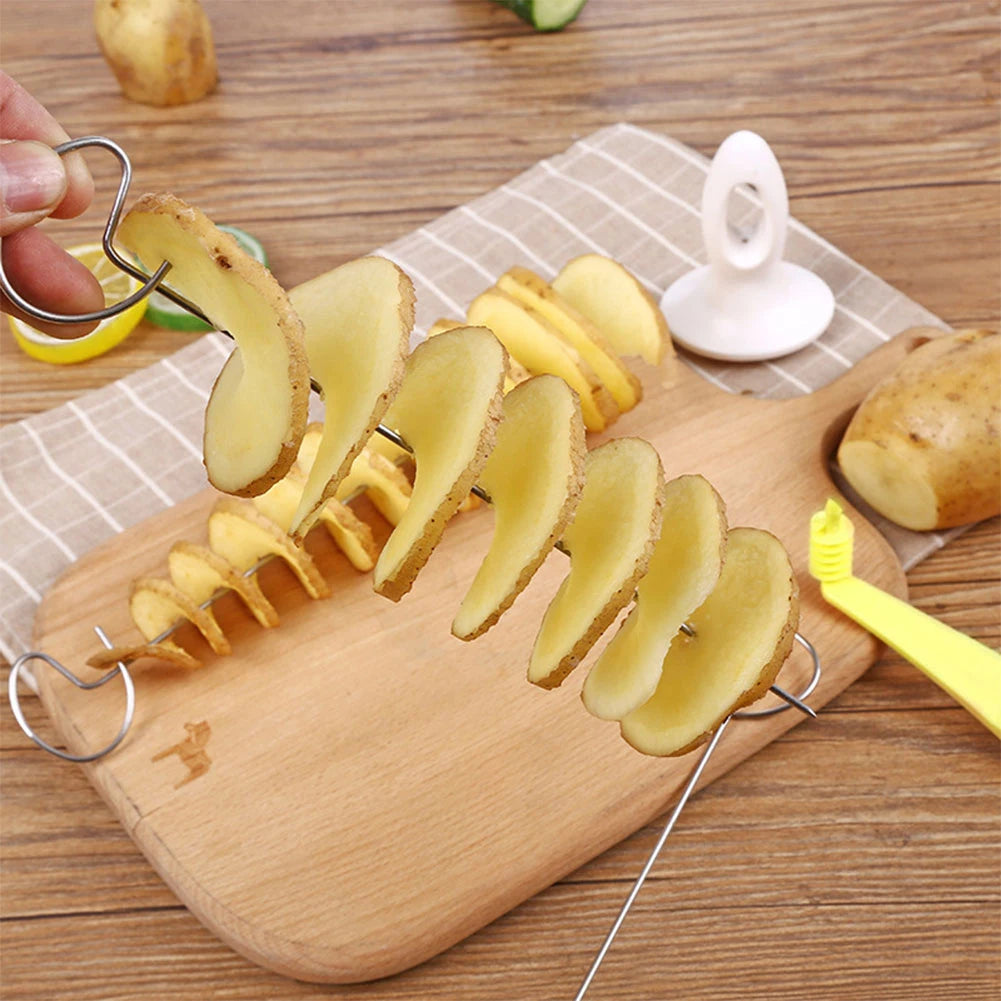 Potato Slicer W/4 Stainless Sticks