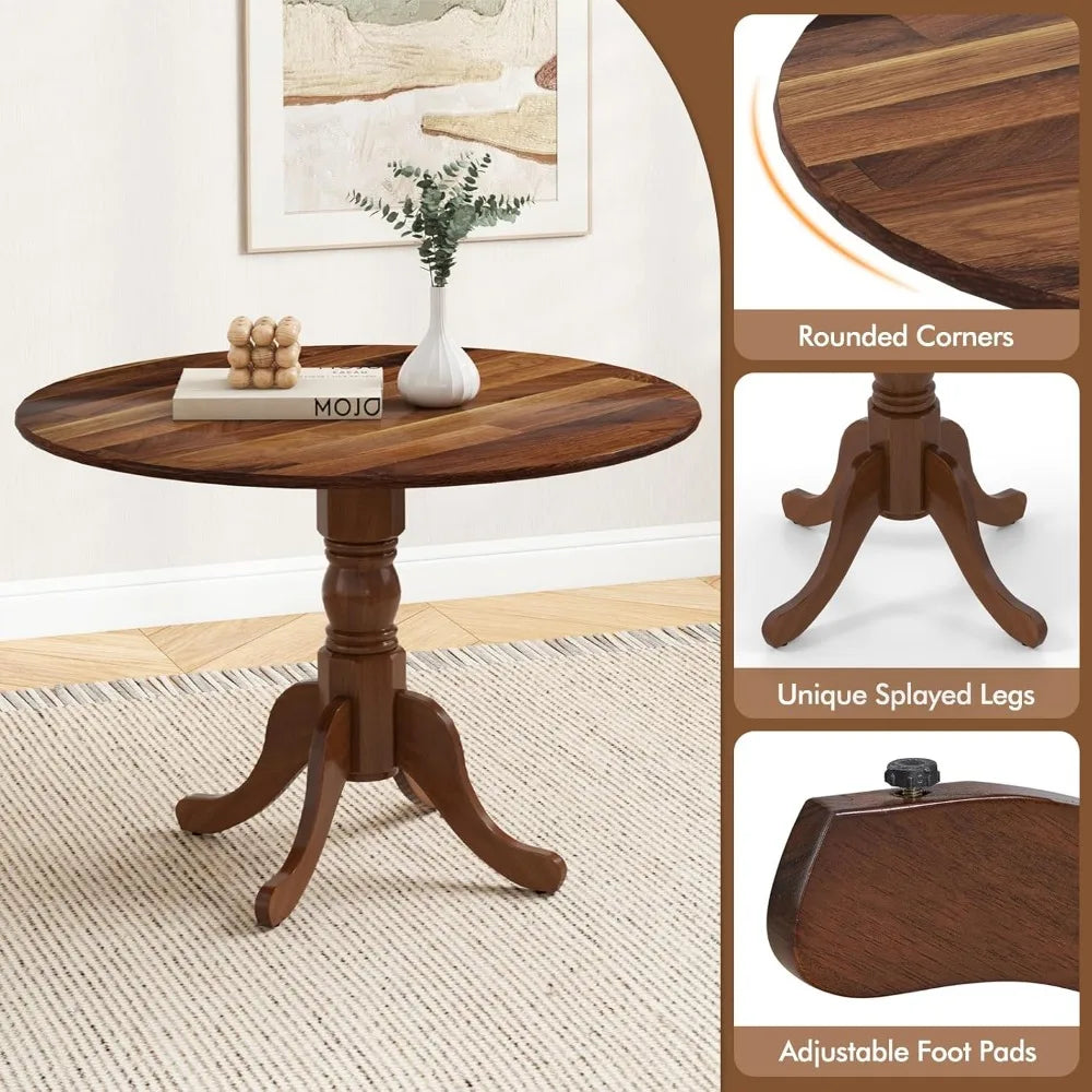 40" Round Wooden for 4 Trestle Legs