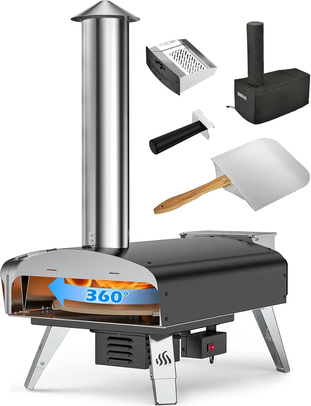 Outdoor Pizza Oven Wood Pellet Fired