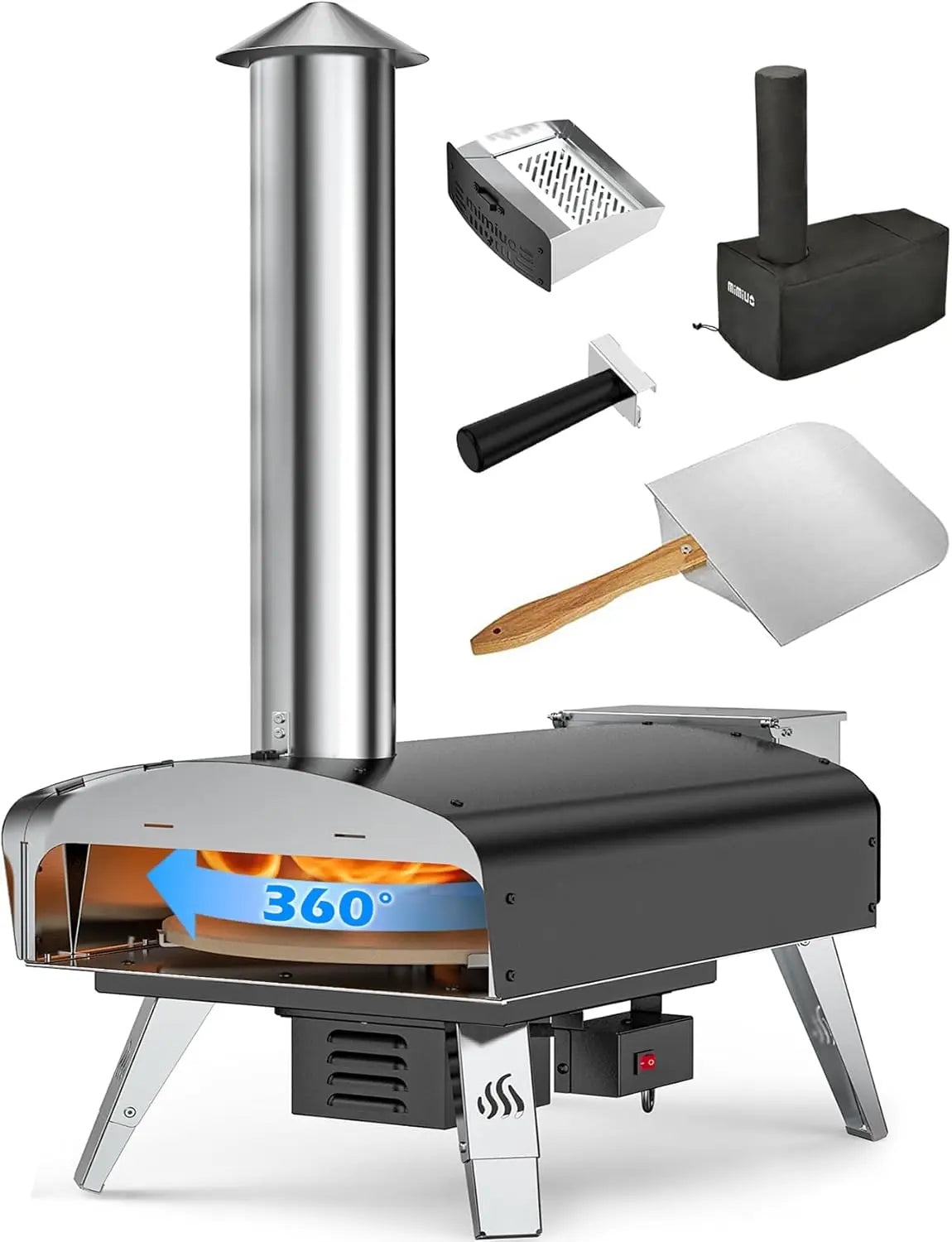Outdoor Pizza Oven Wood Pellet Fired