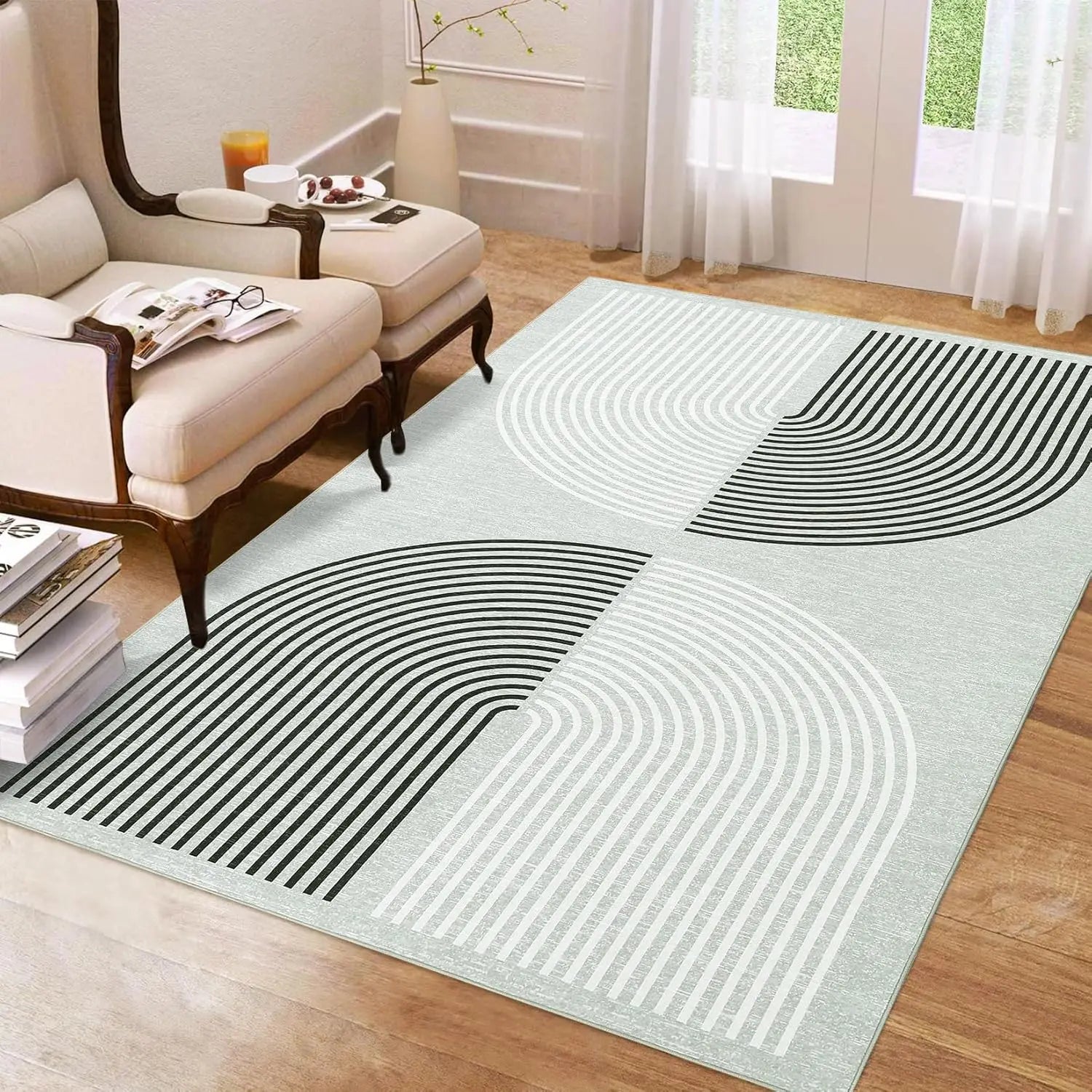 Modern Geometric Soft Washable