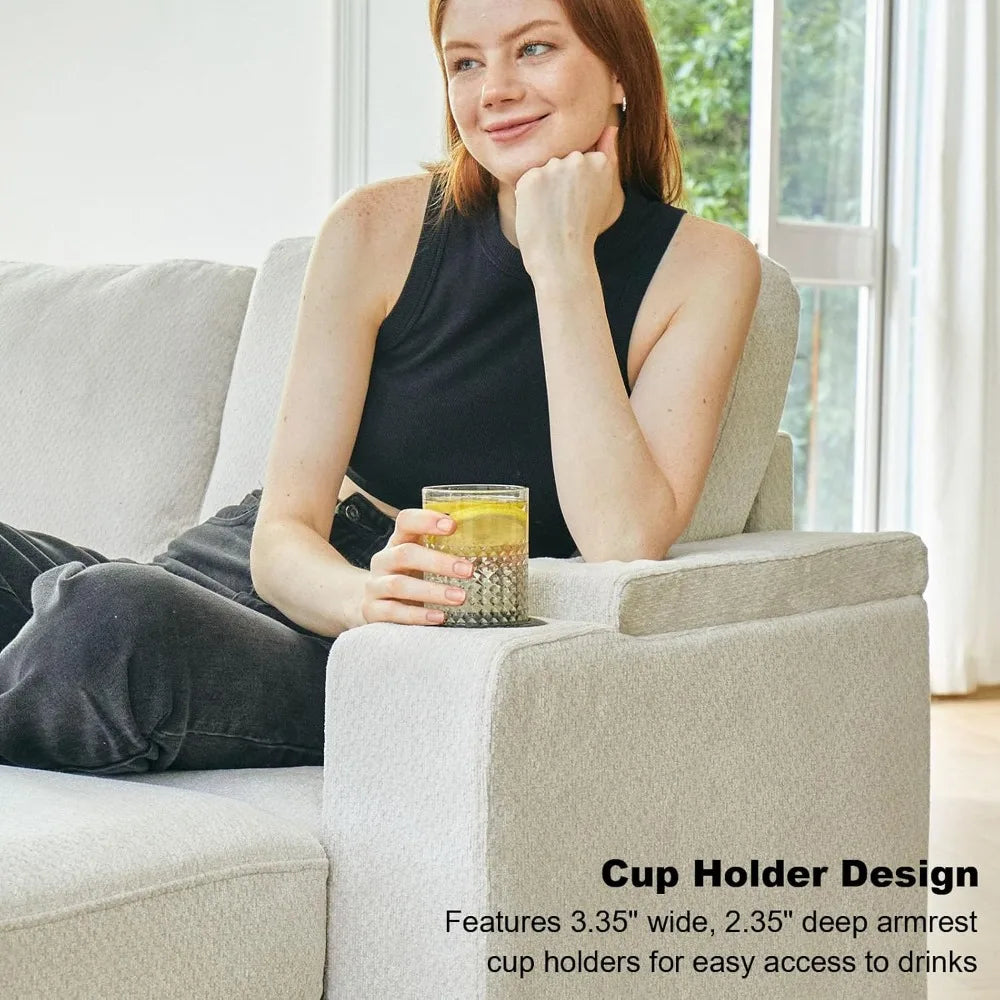 Modular Sectional Sofa w/Storage