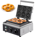 6 Hole Electric Sweet Donut Maker Stainless Commercial