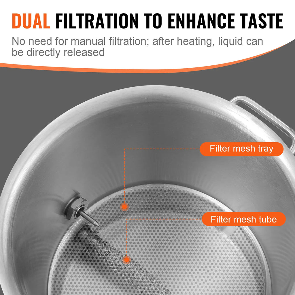 Stainless Kettle 16 GALLON Brewing Pot