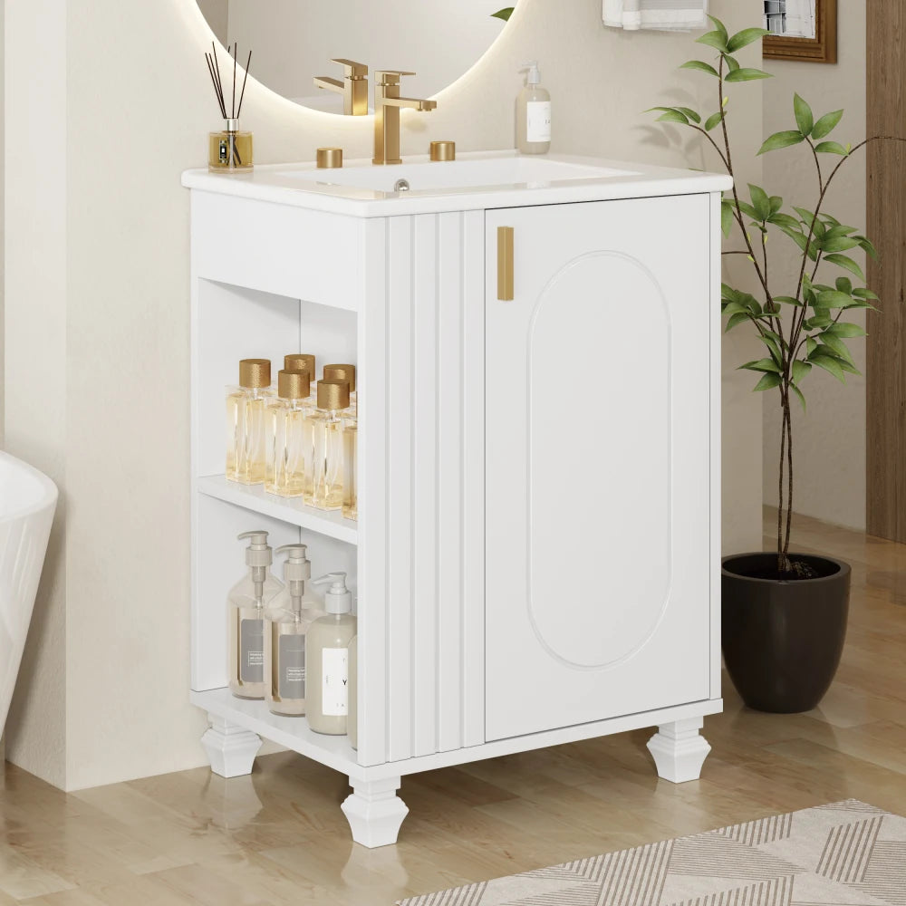 24" Bathroom Vanity with Sink