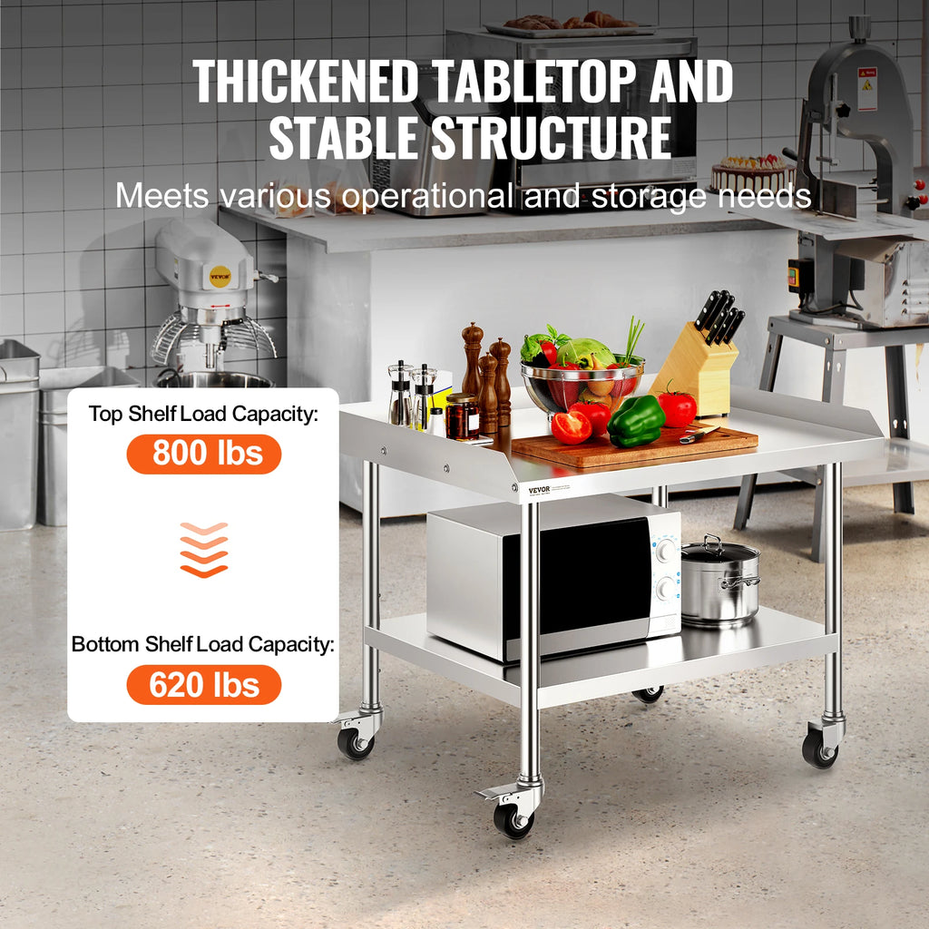 Stainless Steel Work-Table Commercial